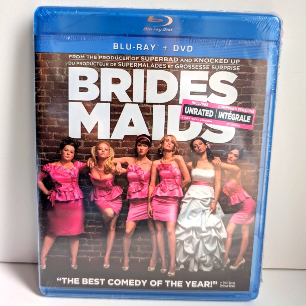 4/$20 - BRIDESMAID- Blu-ray & DVD - Comedy, Funny, Hilarious - New Sealed